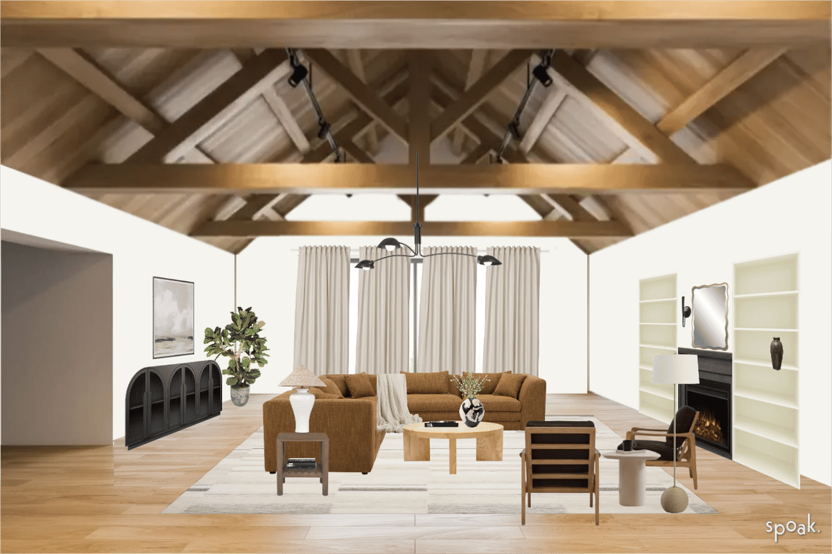 Living Room Inspo designed by Hanna Ruddock