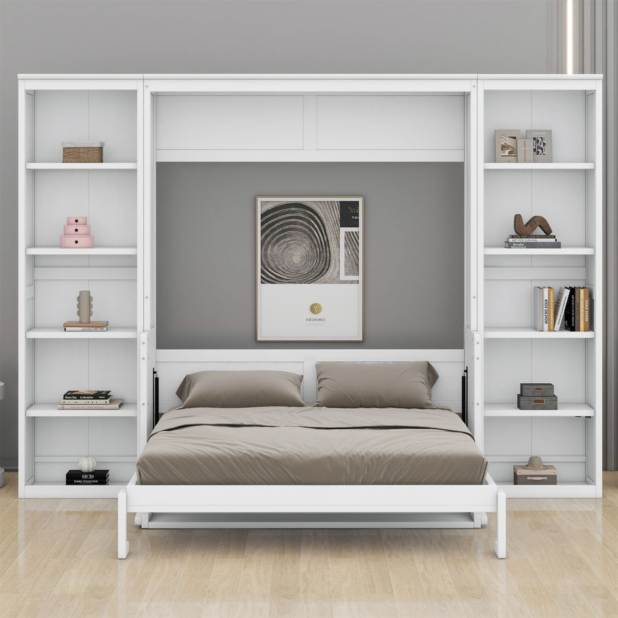 Cosmic Murphy Bed With Desk And Bookshelf | Wayfair added by Ericka Mills