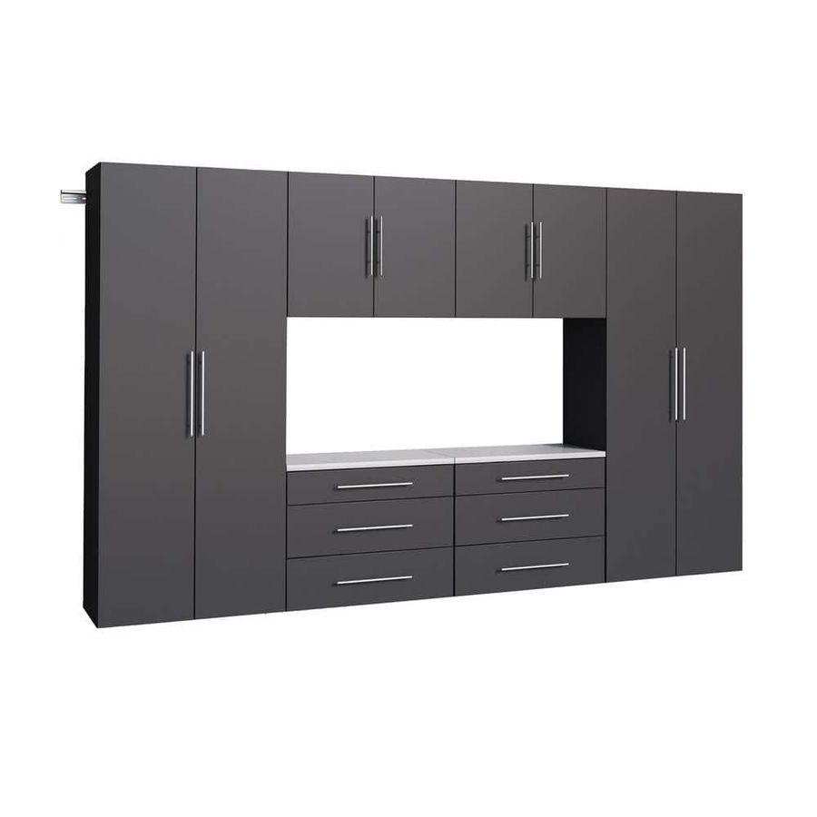 Prepac HangUps 120 in. W x 72 in. H x 16 in. D Storage Cabinet Set I in Black ( 6 Piece ) BRGW-0709-6M - The Home Depot added by Danielle Hughes