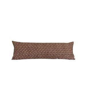 AISNE 14x40 Floral Pillow Cover Rust Floral Pillow Rust Block Print Pillow Linen Lumbar Pillow Modern Farmhouse Linen Long Lumbar - Etsy added by Baylie Van Winkle