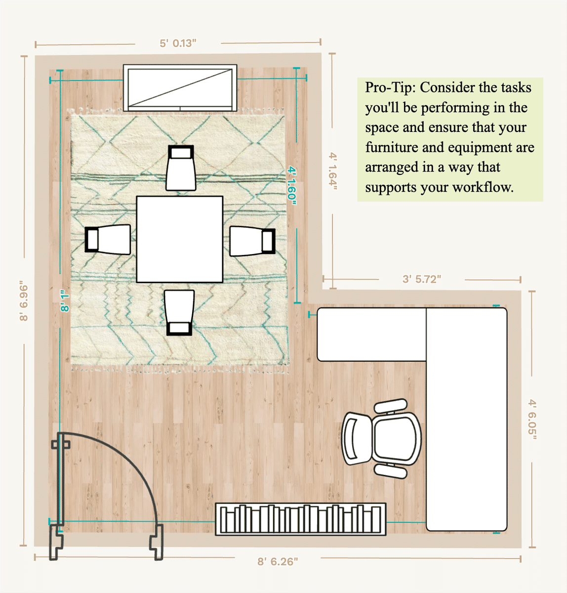 Library Floor Plan designed by Spoak 