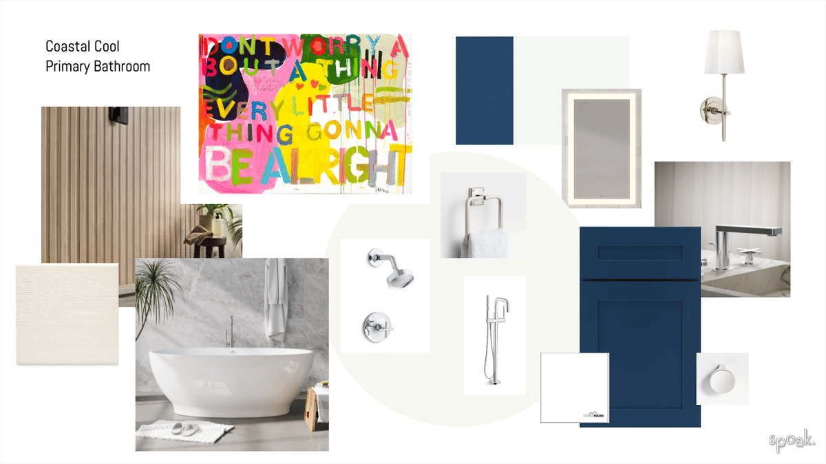 Bathroom Inspiration designed by sheryl kravitz