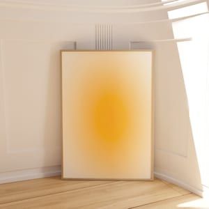 Yellow Aura Wall Art, Yellow Poster, Aura Gradient Poster, Aesthetic Wall Art, Yellow Wall Decor, Aura Wall Art, Trendy Poster Yellow - Etsy added by Andrea Loutfy