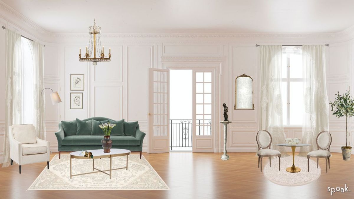 Living Room Inspiration designed by Chelsea Spinos