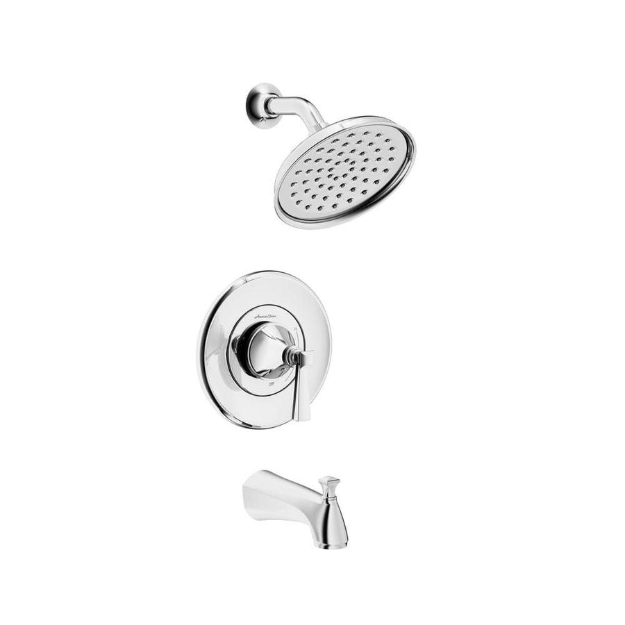 American Standard Rumson Single-Handle 1-Spray Tub and Shower Faucet with 1.8 GPM in Polished Chrome Valve Included 7417502.002 - The Home Depot added by Caitlyn Fitzpatrick