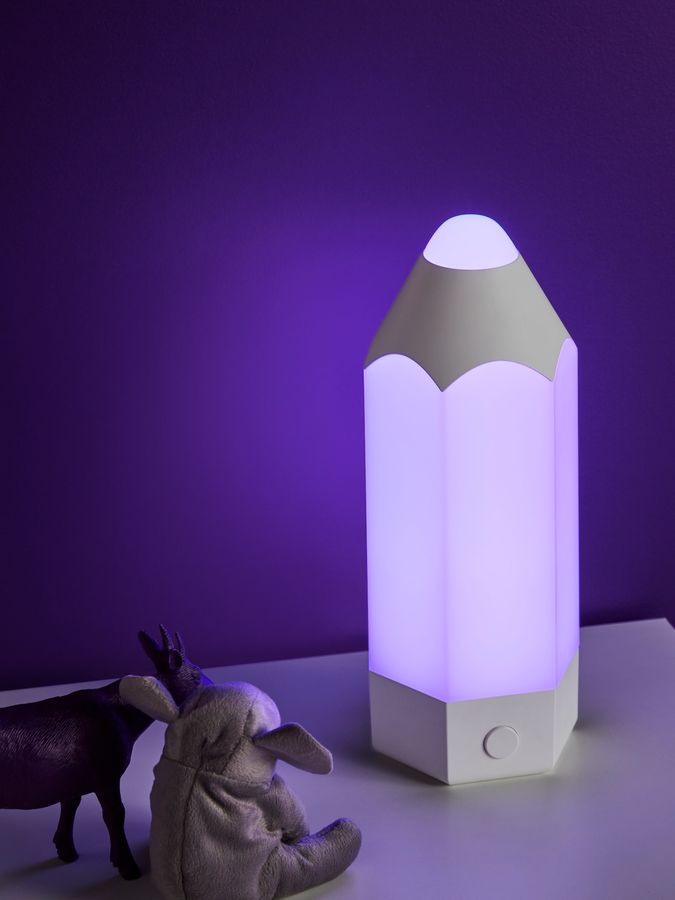 A fun and colorful pencil-shaped LED lamp  - IKEA added by Rxchel Abrahams