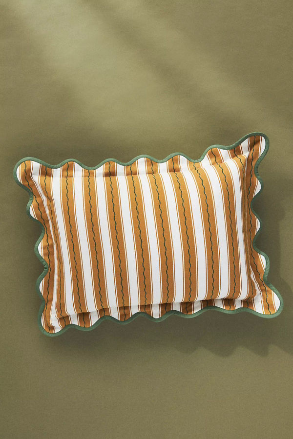 14x20 Maize Matilda Goad & Co. Scalloped Pillow added by Emily Perdue