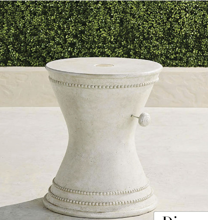 Eton Umbrella Table  added by Egina Manachova/Silverbark Studio