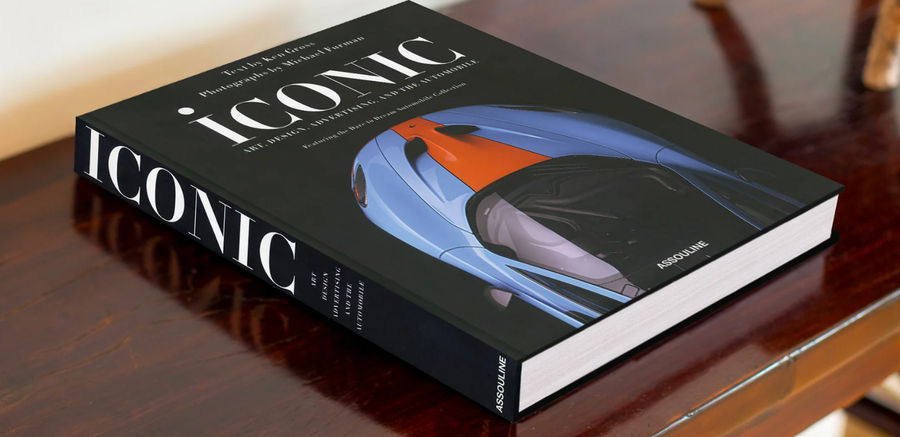Iconic: Art, Design, Advertising, and the Automobile by Ken Gross - Coffee Table Book | ASSOULINE added by Sandy Schargel Interiors