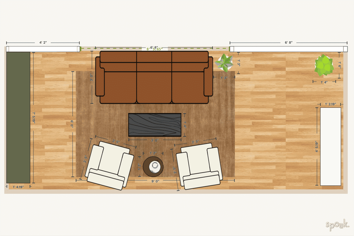 TV Room Layout designed by Lucas Dutra