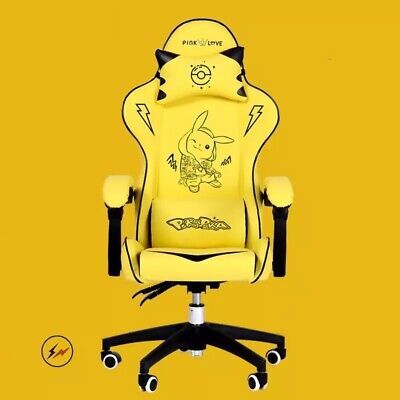 Pikachu Pokémon Gaming Armchairs Rotating Wheels Reclining Adjustable Gamer  | eBay added by Danielle Honeycutt