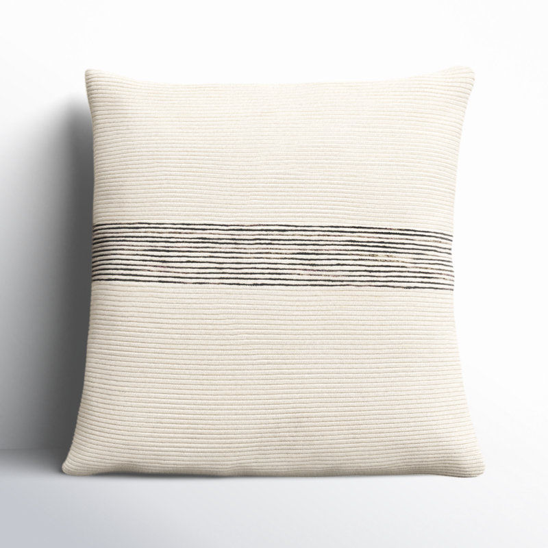 Cason Striped Cotton Blend Throw Pillow added by Rachel Fedorov