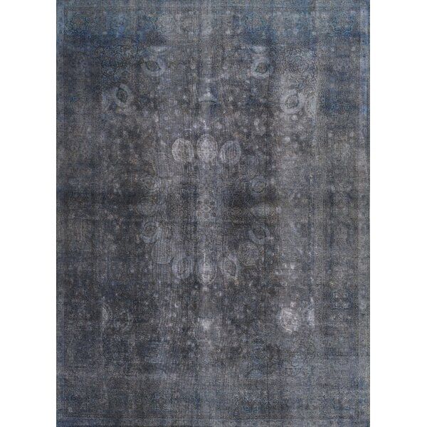 Vannoy Machine Woven / Power Loomed Wool Charcoal/Blue Rug added by Katie Carpenter