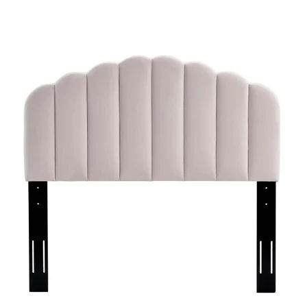 Mercer41 Halethorpe Velvet Upholstered Panel Headboard | Wayfair added by Emily Perdue