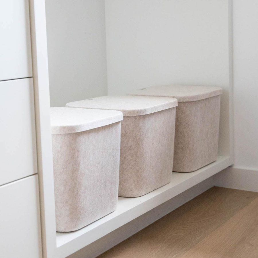 The Sculpted Bin - Original with Lid | Set of 3 added by Stephanie Northrop