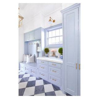 Caitlin Wilson Design Laundry Room Remodel - Contemporary - Entry - Dallas - by Katie Nixon Photography | Houzz added by H. Brooke Designs