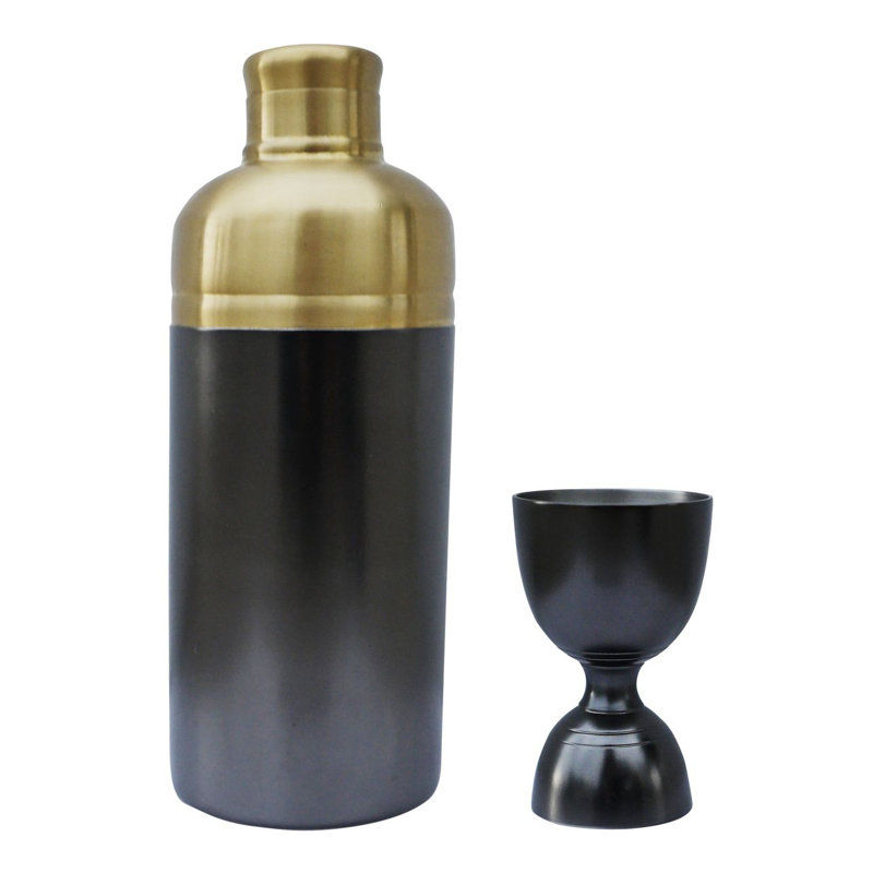 Nickel And Brass Cocktail Jigger & Shaker Set added by Kaitlyn Schuster
