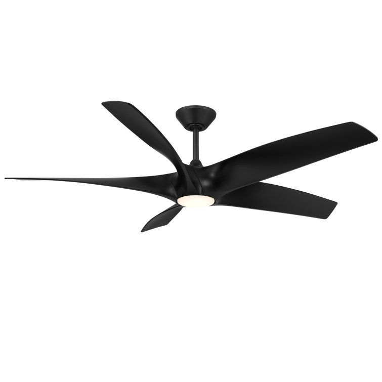 Zephyr 62'' Smart Indoor/Outdoor Ceiling Fan with 2700K-3000K-4000K-5000K Selectable LED Light Kit and Remote Control, Works With Alexa and iOS / Android App added by Sandy Schargel Interiors