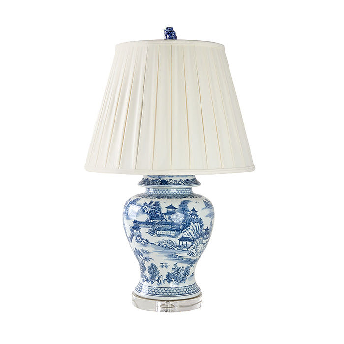Tapered Chinoiserie Temple Jar Lamp added by Alethia Vitale