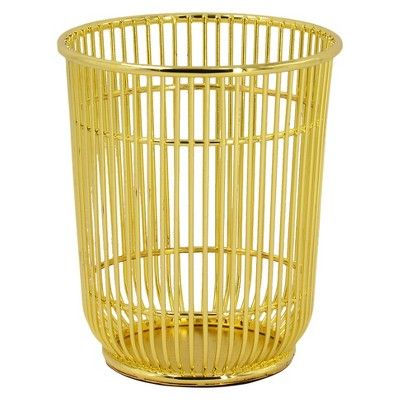 Wire Pencil Cup Gold - Threshold™ added by Katie Bowen