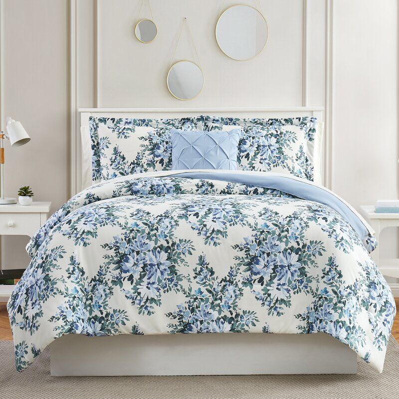 Modern Threads - Leela Collection Comforter Set - Reversible Microfiber - Elegant Printed 8-Piece Bed Set - Includes Comforter, Sheets, Shams, & Pillow - Luxurious Bedding & Reviews | Wayfair added by Jennifer Castillo