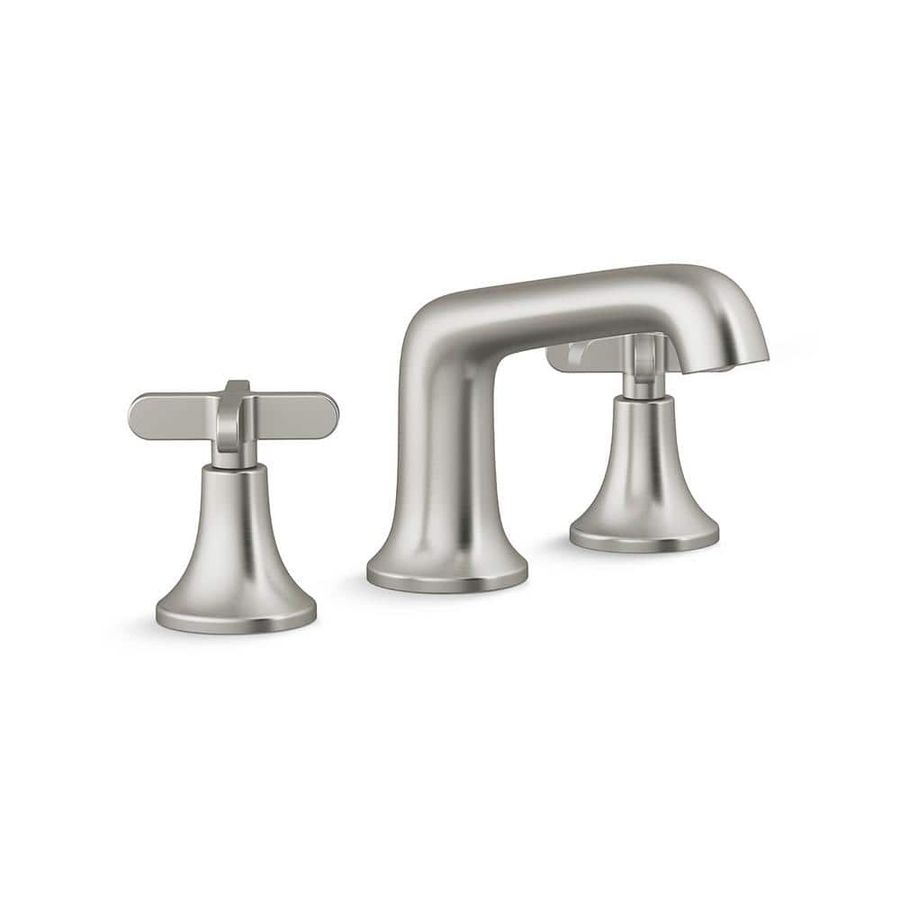 KOHLER Setra 8 in. Widespread 2-Handle Bathroom Faucet in Vibrant Brushed Nickel K-R29666-3D-BN - The Home Depot added by Frances Pearce