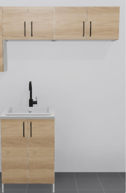 Fregadero y gabinetes de pared added by Carla Gonçalves