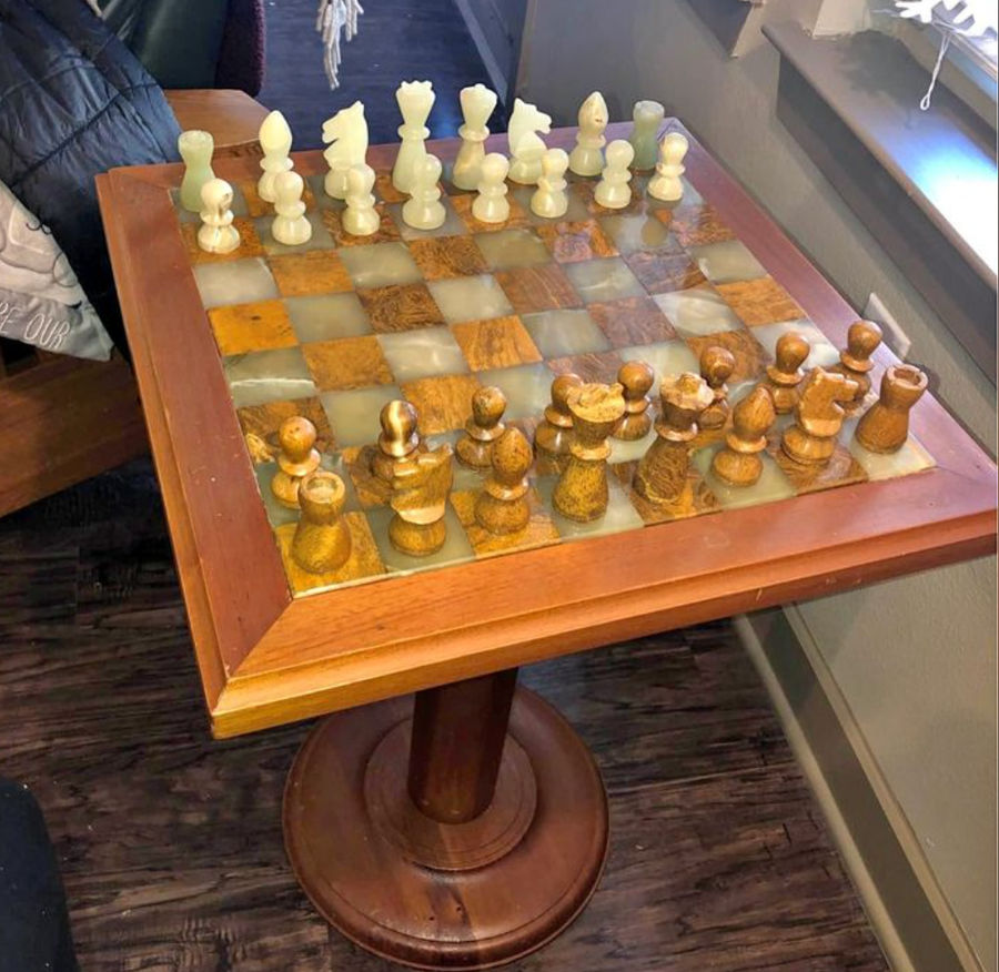 Onyx Game Table added by ArtDeco'd LLC