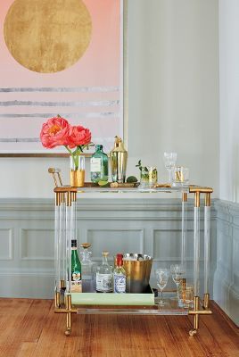 Oscarine Lucite Bar Cart added by Ali Dyer