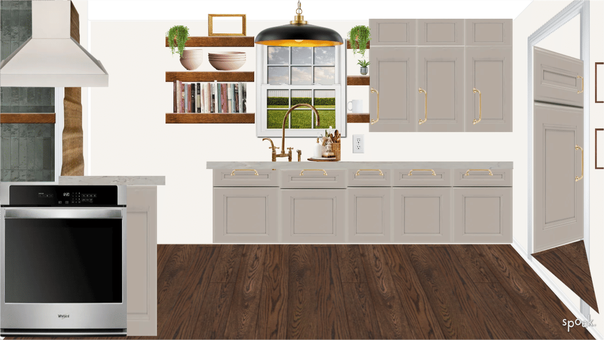 Kitchen + Living Room Inspiration designed by Allison Doss
