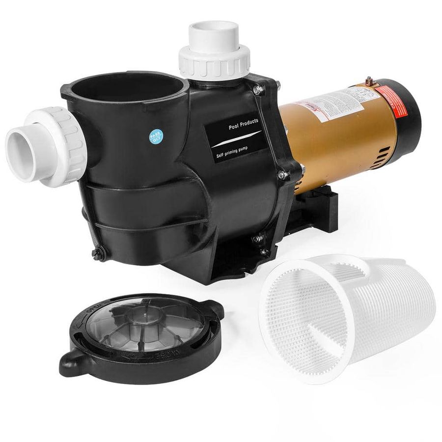 XtremepowerUS 2 HP Self-Priming Dual Speed In-Ground Pool Pump 2 in. NPT with Strainer Basket, 230-Volt 5850 GPH 75035-H1 - The Home Depot added by Preston Houser