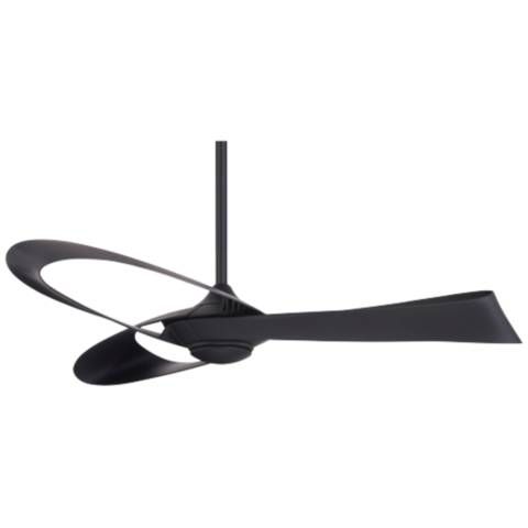 52" Minka Aire Bowie Coal Indoor Ceiling Fan with Remote - #746V9 | Lamps Plus added by Elevated by Elise LLC
