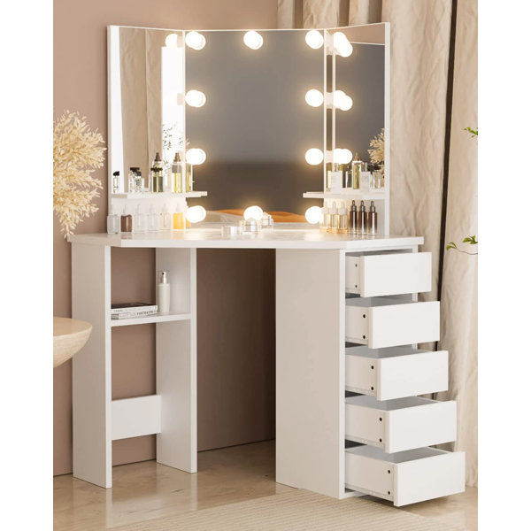 Vanity with 3 Mirrors and 5 Drawers added by SHANNON HALL