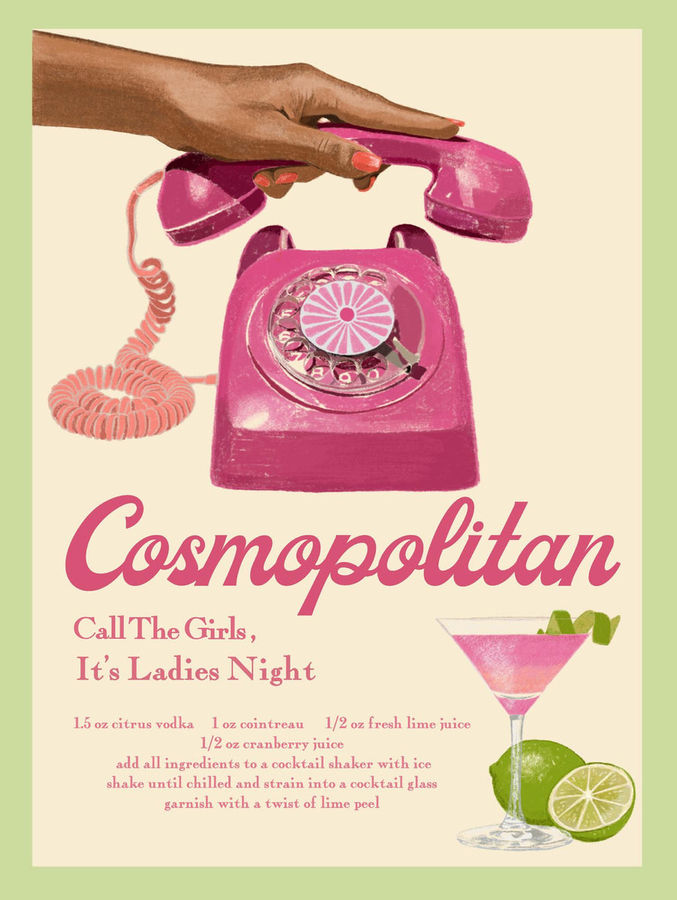 Cosmopolitan - Art Print by Jenny Liz Rome | GIANT ART added by Julianna Goldsmith