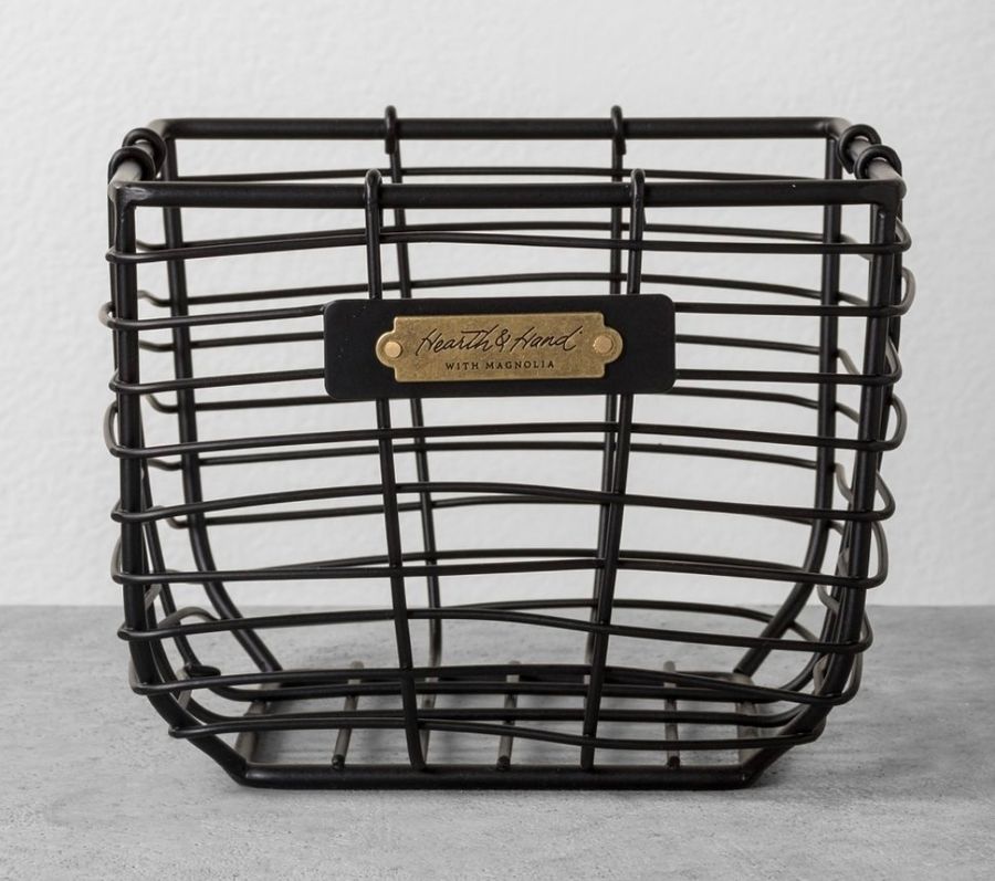 Wire Storage Basket Black - Hearth & Hand™ with Magnolia added by Kylie Park