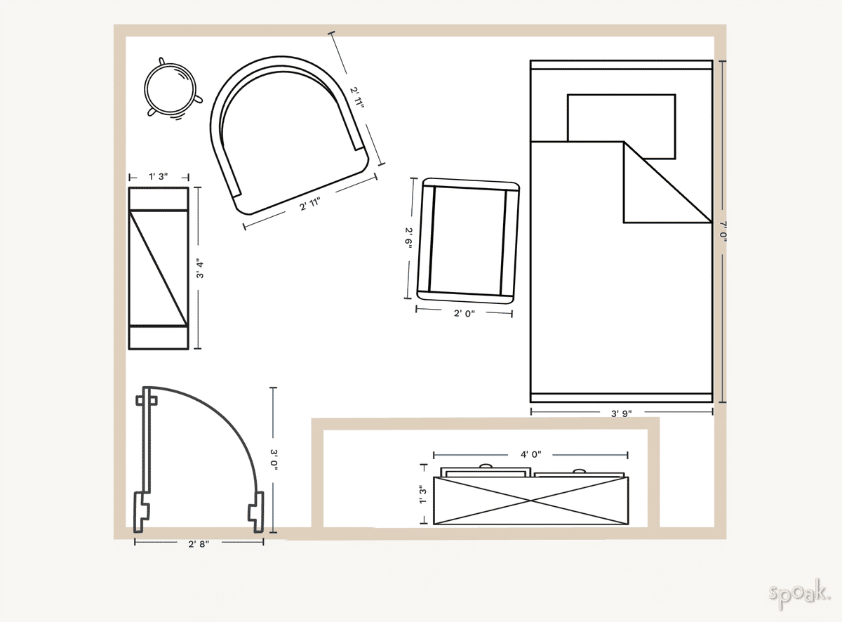 Nursery Layout designed by Jen Rubio