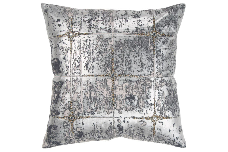 Metallic Throw Pillow added by Rescued Room Design