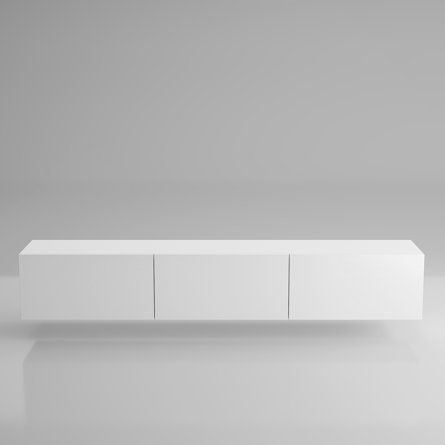 Ebern Designs Nyzaire Modern Floating TV Stand Up to 80 inch TVs Wall Mount Media Console | Wayfair added by Clara Gantner