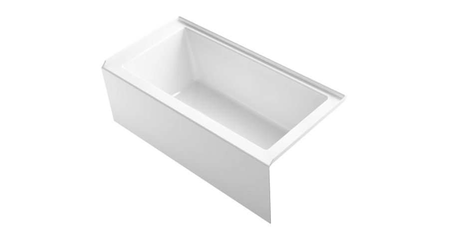 Kohler K-20201-RA-0 Underscore 60" Soaking Bathtub for | Build.com added by Zach Brown