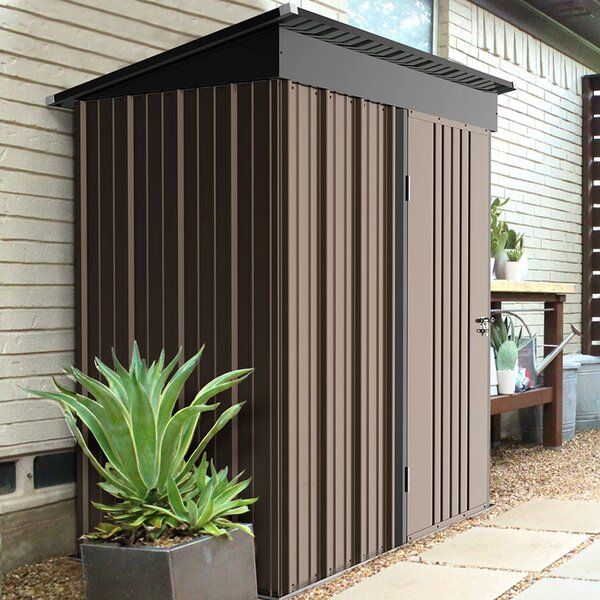 5 ft. W x 3 ft. D Stainless Steel Storage Shed added by Katie Carpenter