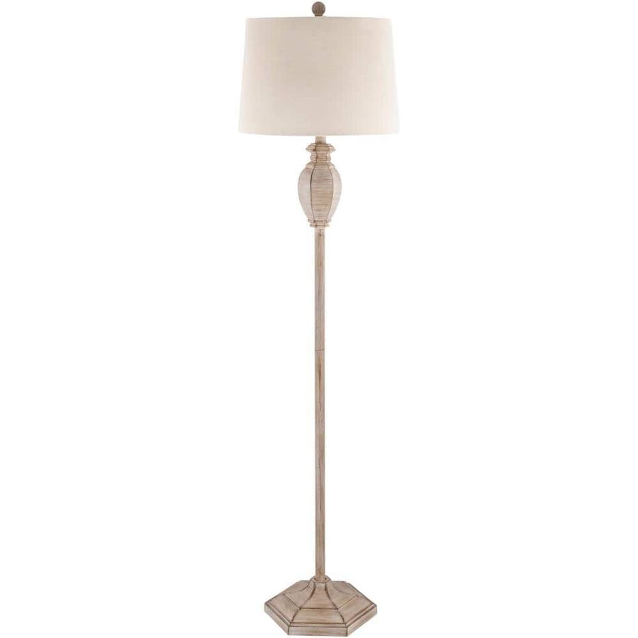 Livabliss Eburne 59 in. Gray Indoor Standard Floor Lamp EBU-002 - The Home Depot added by NE KO