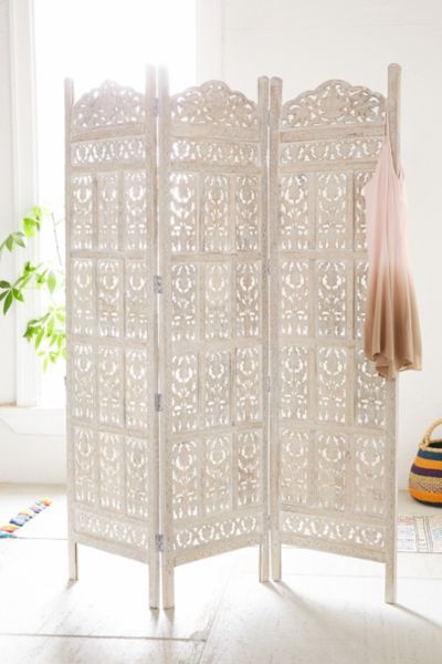 Amber Carved Wood Room Divider Screen added by HELEN SALGADO