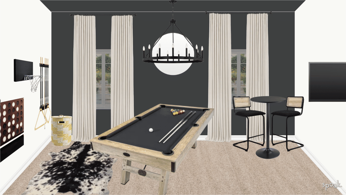 Game Room Inspo designed by Samantha Elizabeth