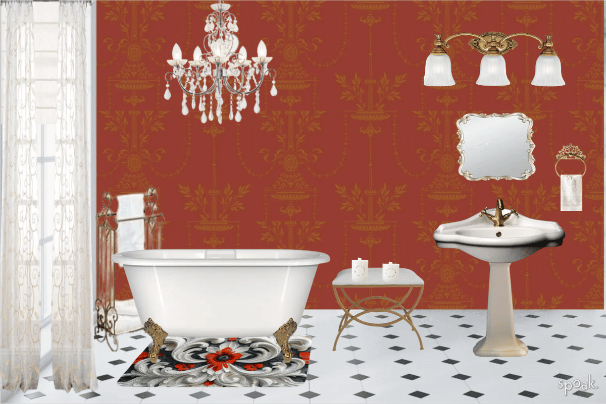 Bathroom Inspo designed by Nicole Jones