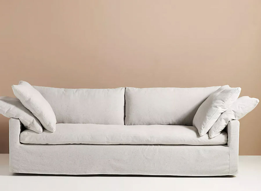 Upcycled Wells Slipcover Sofa added by Skylar Caledonia