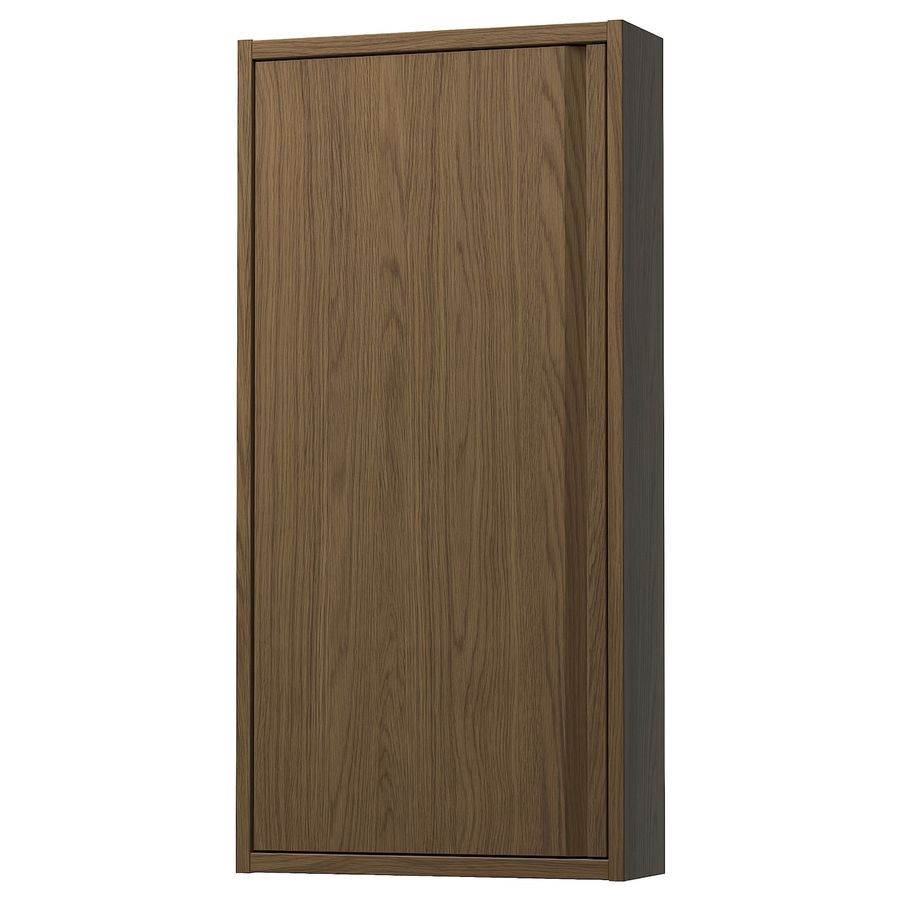 ÄNGSJÖN wall cabinet with door, brown oak effect, 18x6x37" - IKEA added by Yoalis Koren
