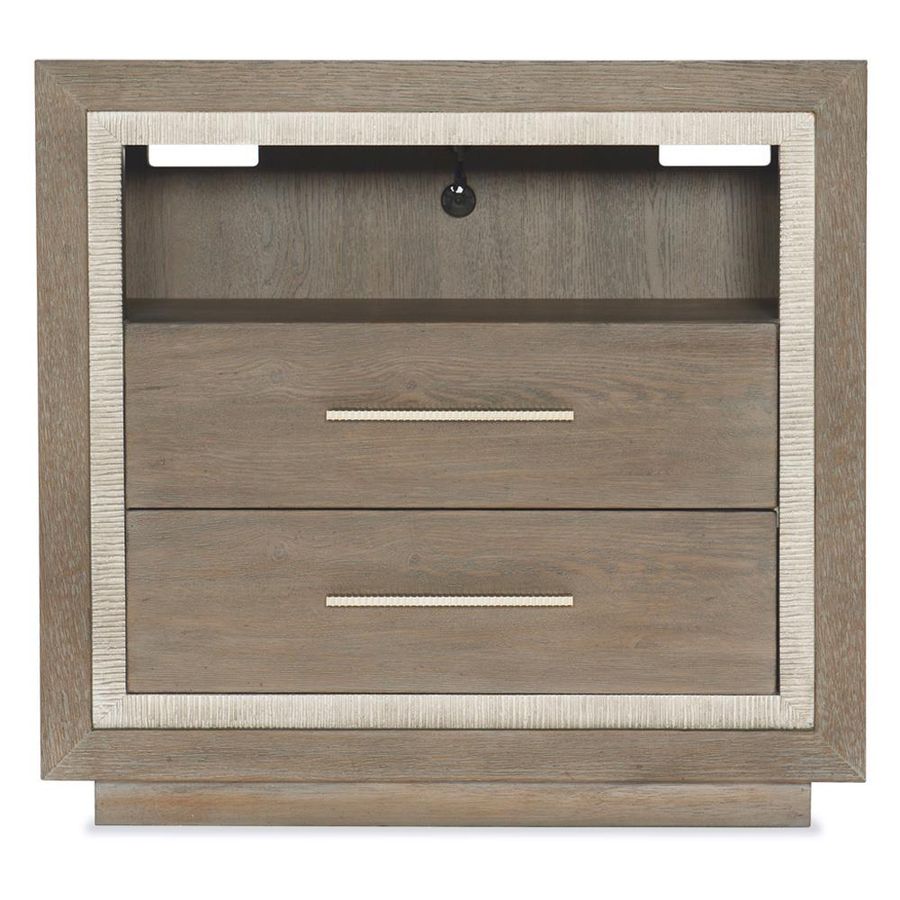 Byron Rustic Lodge Brown Oak Wood 2 Drawer Nightstand added by Courtney Shaw