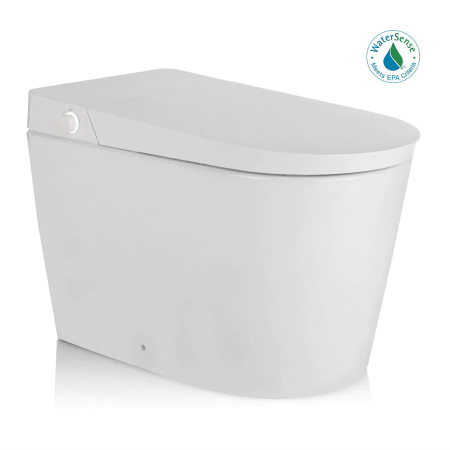Alpha UXT Pearl Bidet Toilet Combination | ADA Chair Height 1.28 GPF added by T G