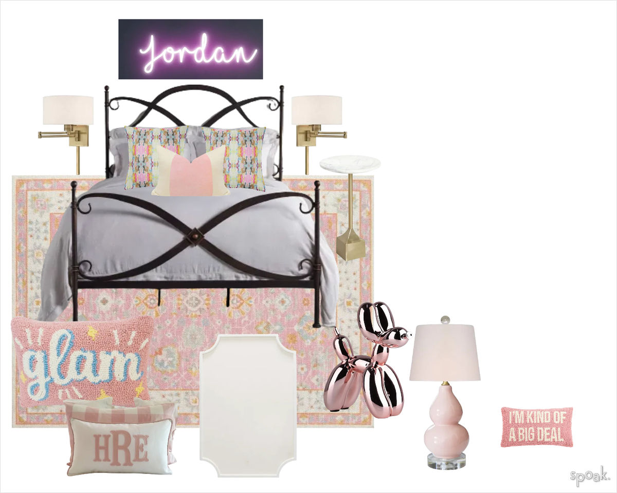 Glam Kitchen + Living Room Ideas designed by Sam Cilio