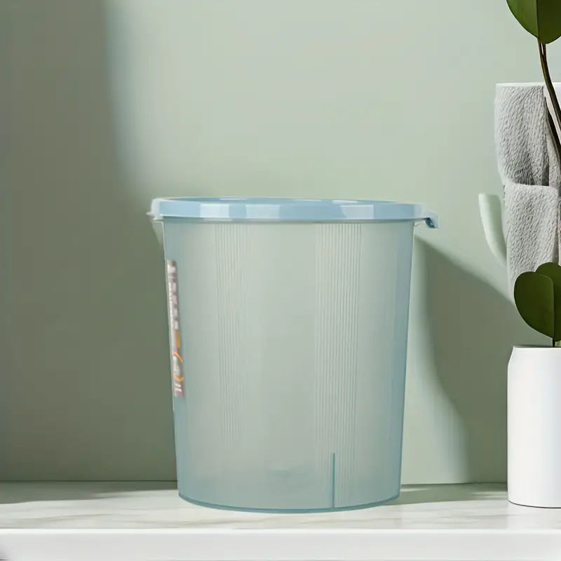 Translucent Garbage Bin /1.58 Gallon Flower Printed - Temu added by Sarah Jackson
